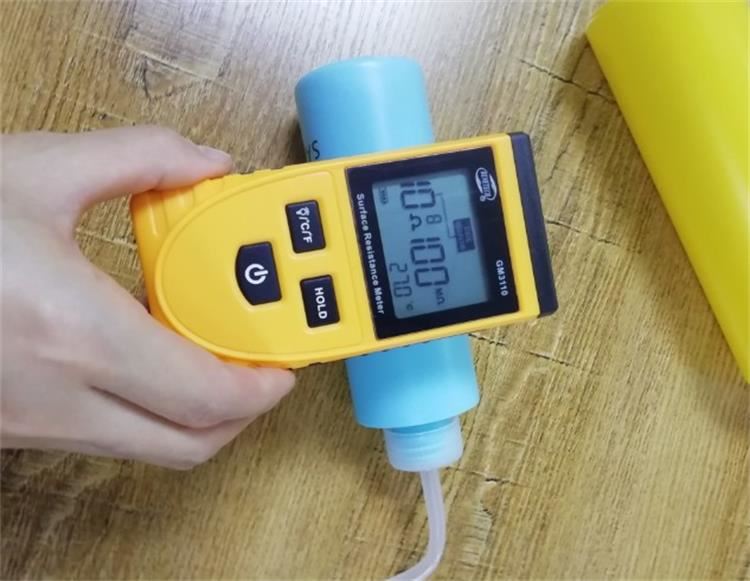 surface resistance for esd bottle